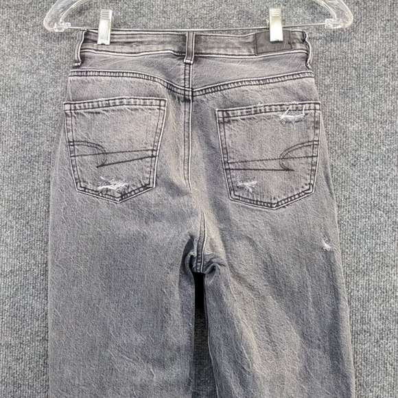 American Eagle Outfitters Women's Skinny Jeans Gray 00 Distressed Charcoal Wash - Picture 6 of 11